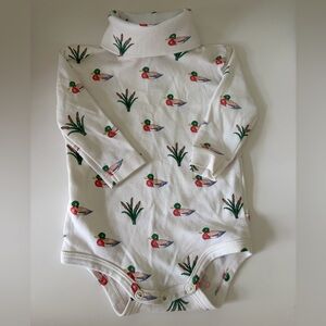 The Beaufort Bonnet Company Duck Turtleneck Onesie
